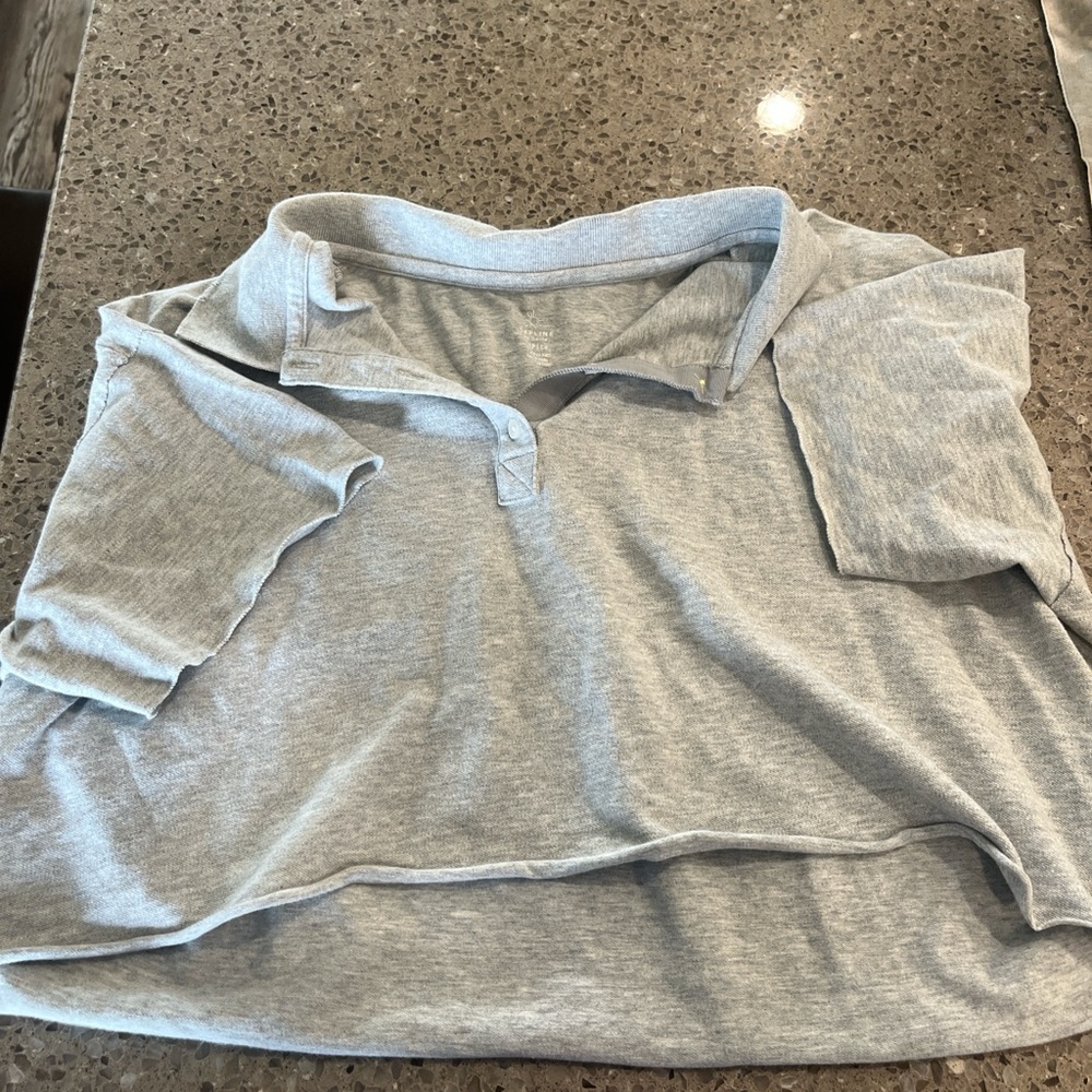 offline by aerie collard crop top